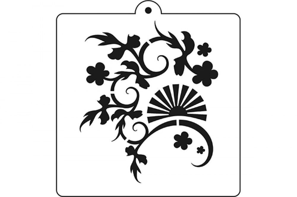 stencil oriental